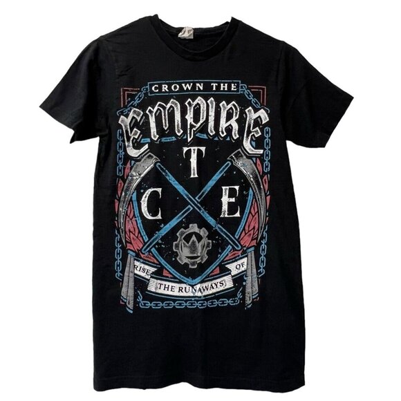 Crown The Empire Texas Band Metal T Shirt Size Small Rock Punk Hip Hop‎ Grunge - Picture 1 of 8